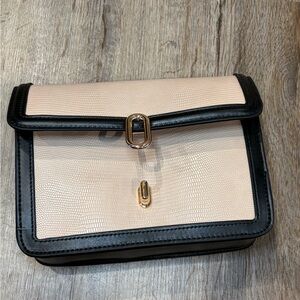 Elegant Black and Cream Women's Bag, Jules Kae, Brand New